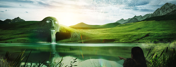 Swarovski Crystal Worlds in Wattens, the giant